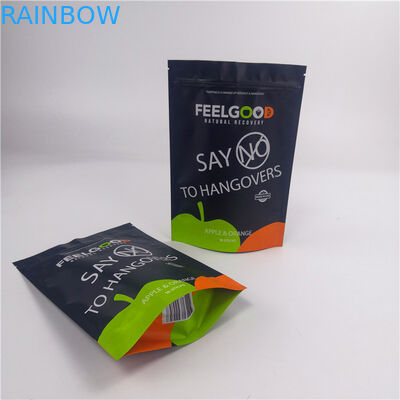 280g Mat Siyah VMPET MOPP Alüminyum Folyo Ambalaj Çantası