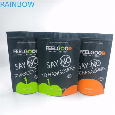 280g Mat Siyah VMPET MOPP Alüminyum Folyo Ambalaj Çantası