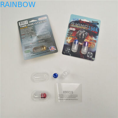 Parlak sonlandırma Geliştirme Rhino 7 9x12cm 3D paketleme kartı