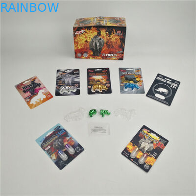 Parlak sonlandırma Geliştirme Rhino 7 9x12cm 3D paketleme kartı