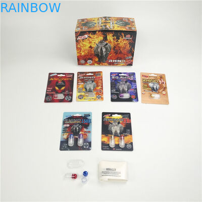 Parlak sonlandırma Geliştirme Rhino 7 9x12cm 3D paketleme kartı