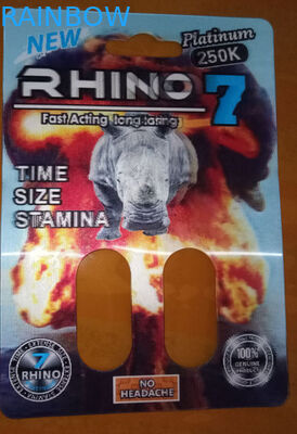 Nem Geçirmez 12mm Kapak Rhino 96 Kapsül Ambalaj Kartı