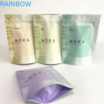 8oz Özel Baskılı Stand up Alüminyum Folyo Torbalar Banyo Tuzları Ambalaj Torbaları