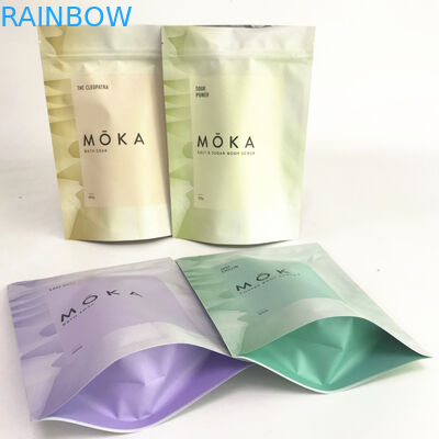 8oz Özel Baskılı Stand up Alüminyum Folyo Torbalar Banyo Tuzları Ambalaj Torbaları