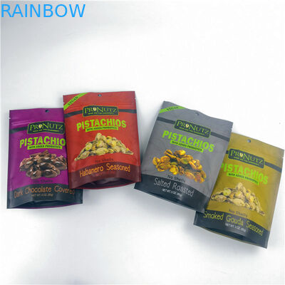 Kuruyemiş paketleme için özel logo lamine ısı sızdırmaz vakumlu paketleme torbaları