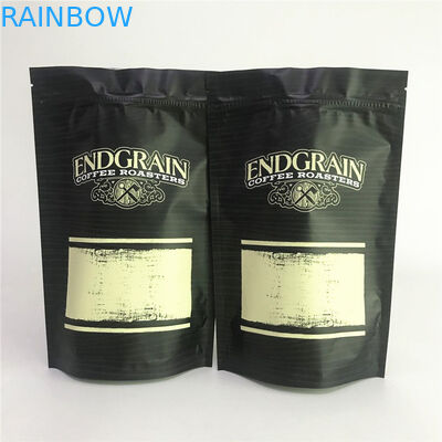 Mat Alüminyum Folyo Stand up Torba Ambalajı Kahve Paketleme Torbaları Mylar Torbalar