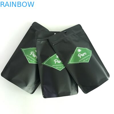 Pantone Color Cannabiss Mylar Torbaları Plastik Torbalar Ambalajı