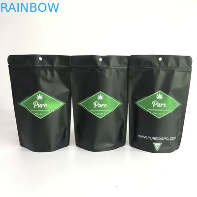 Pantone Color Cannabiss Mylar Torbaları Plastik Torbalar Ambalajı