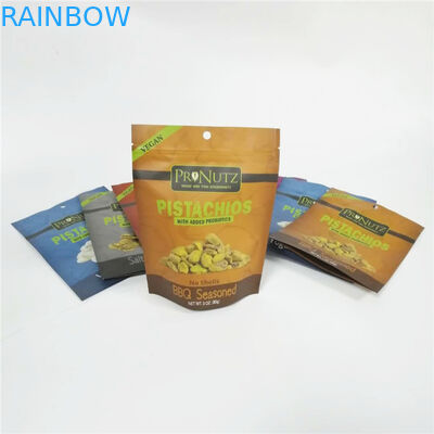 Matt Finishing Geri Dönüştürülebilir MOPP VMPET Stand Up Kilitli Torbalar