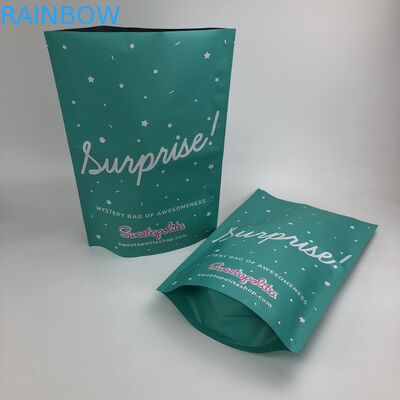 Açılıp kapanabilir VMPET Alüminyum Folyo 120 Mikron Stand Up Torbalar