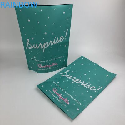 Açılıp kapanabilir VMPET Alüminyum Folyo 120 Mikron Stand Up Torbalar