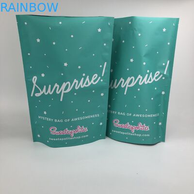 Açılıp kapanabilir VMPET Alüminyum Folyo 120 Mikron Stand Up Torbalar