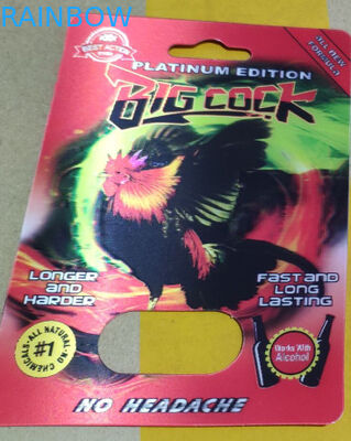 Geri dönüştürülebilir CMYK Rhino 69 3D Hap Paketleme Kartı