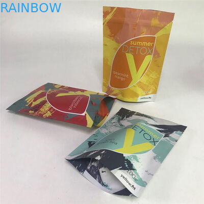 Açılıp kapanabilir Parlak Yüzey MOPP VMPET Mylar Stand Up Torbaları