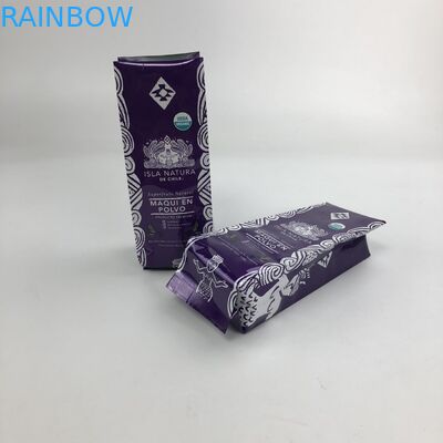 Parlak Film 250g 1kg 16oz VMPET Yan Körüklü Ambalaj Torbaları