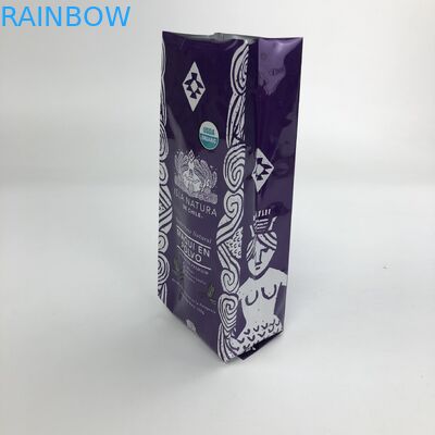 Parlak Film 250g 1kg 16oz VMPET Yan Körüklü Ambalaj Torbaları