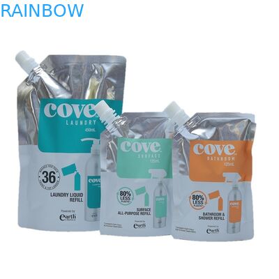 Sıvı Dezenfektan Stand Up Doypack Ayakta Torbalar Deterjan şampuanı çamaşır Torbası