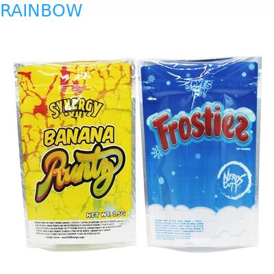 3,5g 7g CBD Bitkisel Tütsü Ambalaj Torbası Şeffaf Pencereli