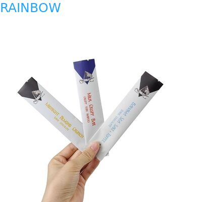 Easy Tear Energy Bar Stick Packaging Plastik folyo torbası Protein Bar için özel çikolata çubuğu sargıları
