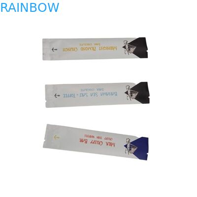 Easy Tear Energy Bar Stick Packaging Plastik folyo torbası Protein Bar için özel çikolata çubuğu sargıları