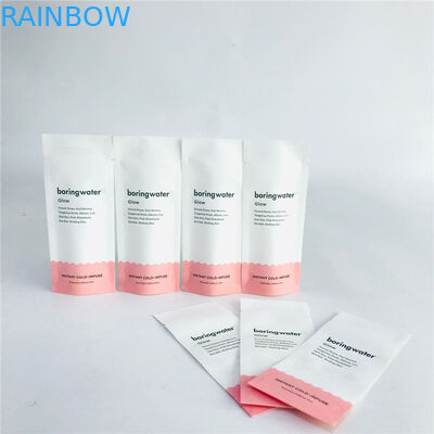 Açılıp kapanabilir Gravür Baskı PLA Biyobozunur Kraft Kağıt Torbalar