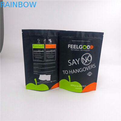 fabrika fiyatı gözyaşı çentikli cips paketleme fermuarlı poşetler ile bariyer poşetler