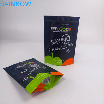 fabrika fiyatı gözyaşı çentikli cips paketleme fermuarlı poşetler ile bariyer poşetler