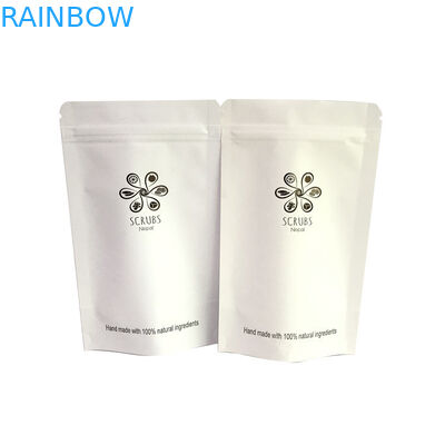 Kahve Paketleme için Kraft Kağıt Kahve Paketleme Torbaları Stand Up Torbalar