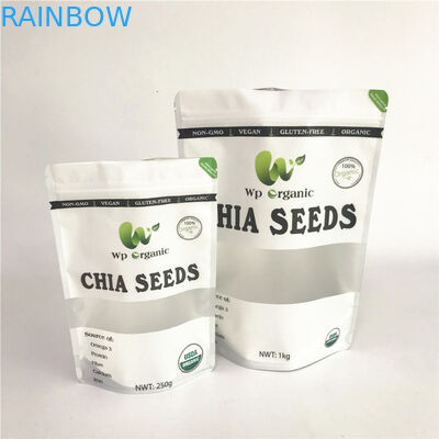 Dijital Baskı Noni Torbaları Pencere Zip Kilidi Mylar Torbalı Özel Çantalar