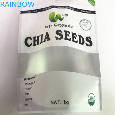 Dijital Baskı Noni Torbaları Pencere Zip Kilidi Mylar Torbalı Özel Çantalar