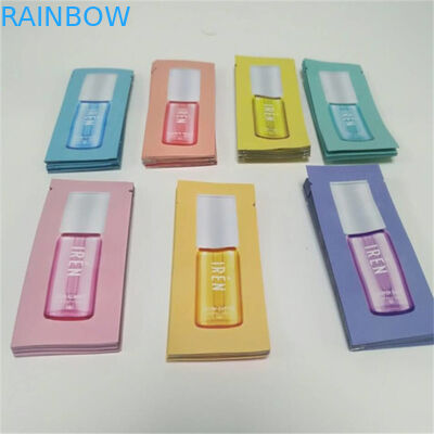 Mat Alüminyum Küçük Poşet Numune Paketleme Torbaları Krem Numuneleri Paketleme Torbaları