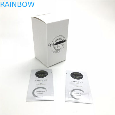 Yüz temizleyici Göz Serumu İçin Özelleştirilmiş Tek Kullanımlık Küçük Numune Torbası Makyaj Ürünleri İçin Üç Taraflı Mühürlü Poşet