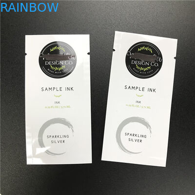 Yüz temizleyici Göz Serumu İçin Özelleştirilmiş Tek Kullanımlık Küçük Numune Torbası Makyaj Ürünleri İçin Üç Taraflı Mühürlü Poşet