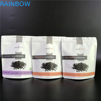 Alüminyum Folyo Kılıfı Fermuarlı Baskılı Logo Mylar Torbalı Özel Çantalar