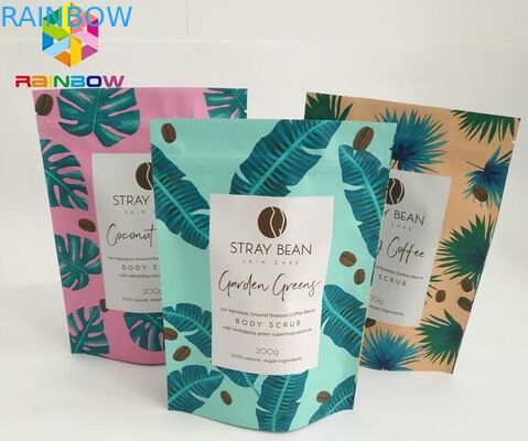 Özel Kabul Edilmiş Mat Alüminyum Folyo Banyo Tuzları Torbaları Vücut Ovma Ambalajı Mylar Torbaları