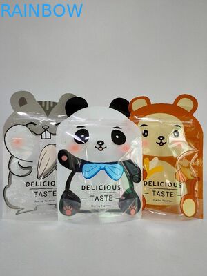 Parlak Stand Up Ambalaj Torbaları Özel Şekilli Özel Çantalar