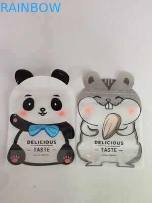 Parlak Stand Up Ambalaj Torbaları Özel Şekilli Özel Çantalar