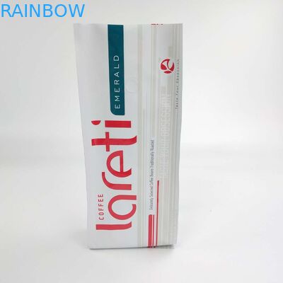 Kahve Çekirdeği Ambalaj Torbası İçin Alüminyum Folyo Valfli Özel Açılıp Kapanabilir Mat Film Yan Körüklü Çanta