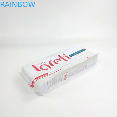 Kahve Çekirdeği Ambalaj Torbası İçin Alüminyum Folyo Valfli Özel Açılıp Kapanabilir Mat Film Yan Körüklü Çanta