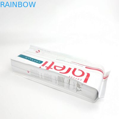 Kahve Çekirdeği Ambalaj Torbası İçin Alüminyum Folyo Valfli Özel Açılıp Kapanabilir Mat Film Yan Körüklü Çanta