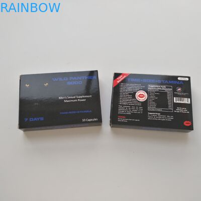 Özel Baskılı Beyaz Kart Kağıdı Sağlık Hapı Ambalaj Kutusu