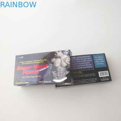 Özel Baskılı Beyaz Kart Kağıdı Sağlık Hapı Ambalaj Kutusu