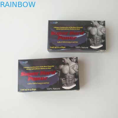 Özel Baskılı Beyaz Kart Kağıdı Sağlık Hapı Ambalaj Kutusu