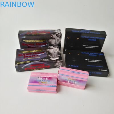 Özel Logo Geri Dönüşümlü Kozmetik Kontakt Lensler Ambalaj Kağıt Kutusu Parlak Haplar Kirpik Dikdörtgen Makyaj Ambalaj Kağıdı B