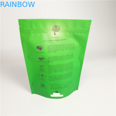 Gıda Sınıfı Fermuarlı Geri Dönüştürülebilir Kahve Paketleme Torbaları