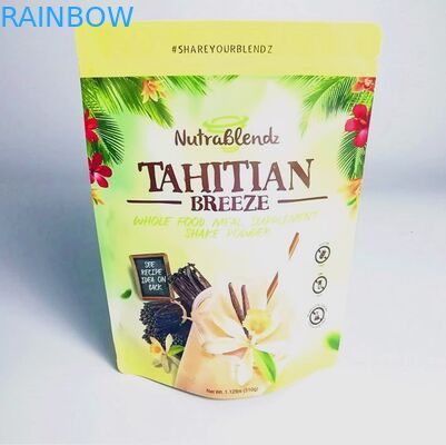 Fermuarlı Alüminyum Folyo Torbalı Özel Kabul Edilen Atıştırmalık Ambalaj Torbaları