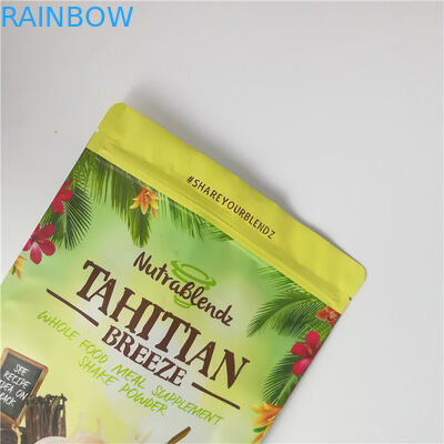 Fermuarlı Alüminyum Folyo Torbalı Özel Kabul Edilen Atıştırmalık Ambalaj Torbaları