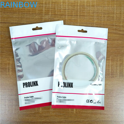 Dijital Baskı Şeffaf Düz Torbalar Zip Kilidi Özel Plastik Torbalar