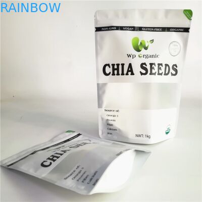 Dijital Baskı Şeffaf Düz Torbalar Zip Kilidi Özel Plastik Torbalar