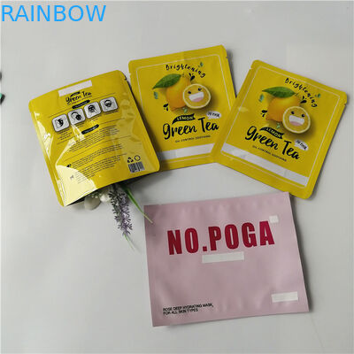 Mat mavi kozmik ambalaj poşetleri özelleştirilmiş düz folyo poşetler